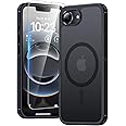 TAURI 3 in 1 for iPhone 16e Case, [Fit for MagSafe][Anti-Yellowing] with 2X Screen Protectors, Military-Grade Protection, Slim Magnetic Phone Case for iPhone 16e 6.1', Matte Black