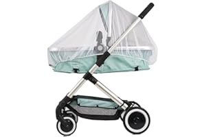 VOBULAFY Insektenschutz，2 Packungen Universal Mückennetz für Kinderwagen Autositz Buggy Babywanne Bett Kinderwagen Stubenwagen Korb Jogger Reisebett