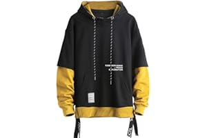 Moshtashio Felpa Uomo con Cappuccio Abbigliamento Felpe Manica Lunga Colori a Contrasto Hoodies Sweatshirt Pullover Tops Autunno Inverno Moda