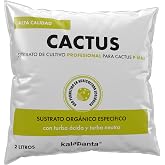 Kalapanta Substrate for Cactus and Succulents 2L - Organic Soil for Indoor and Outdoor Plants, Professional Quality and Allow