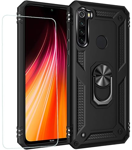 Cruzerlite Custodia Redmi Note 8 Pro, Cover Redmi Note 8 Pro, Carbon Fiber Texture Design Design Cover Anti-Scratch Shock Absorption Case for Xiaomi Redmi Note 8 Pro (Carbon Coffee