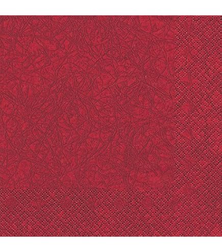 Ambiente Elegance Servietten - 15 Stück, 33x33 Cm, Geprägt, 3-lagig - Farbe Pale Aqua