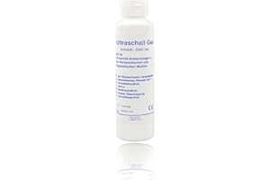 VITAMED Ultraschallgel Sono Ultraschall Gel Kontakt Gel Medizinisch Gleitgel Kontaktgel Leitgel dematologisch getestet biokompatibel hautfreundlich pH-neutral 6x 250ml Flasche