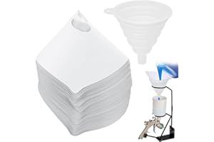 AONAYO 100 filtros de pintura, filtro de resina, filtro de pintura, filtro de color, filtro de resina de 190 micras, coladores de papel desechables de color, para pintura de coche, impresión de