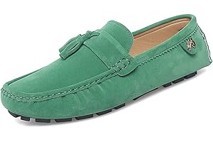 CZHIHANEG Uomo Pelle Scamosciata Penny Mocassini Comfort Scarpe da Guida Oxford Classico Penny Loafers Moda Pantofole 38-49 EU
