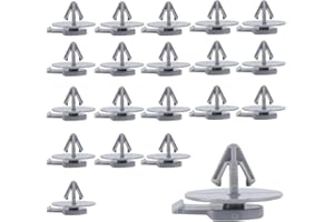 VYIBPDY 20 clips para arco de rueda, mini clips para Cooper R50 R52 R55 R56, exterior de plástico gris