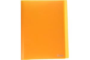 DOHE 91395 Sichtbuch, Polypropylen, A4, Orange 40 fundas