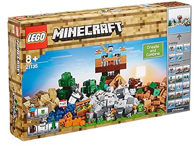 LEGO - 21135 - LEGO Minecraft - Jeu de Construction - La Boîte de Construction 2.0