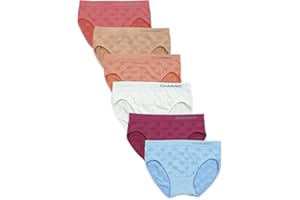 Channo Braguitas Infantil Niña Lisas con Flores Bordadas. Sin Costura Elástico Microfibra Suave. Packs Surtidos