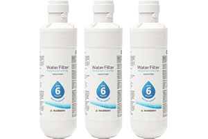 FADERR Filtro de agua para refrigerador, filtro de agua universal para refrigerador externo, filtro de agua para refrigerador LT1000P, filtro de eliminación de agua doméstico, blanco, para Kenmore9980 (3