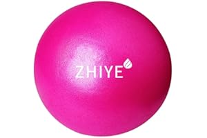 ZHIYE Pilates Yoga Ball Exercise Ball Core Fitness Bender, Yoga, Stability, Barre, Training Physical Therapy Anti-Slip Swiss Ball Gym Home