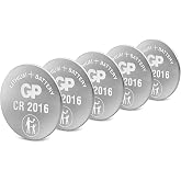 Gp Batteries Cr2016 2016 Boy Lityum D&uuml;ğme Pil, 3 Volt, 5'Li Kart