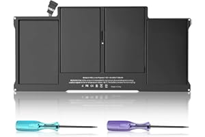 EFFDRDFS Ersatz Laptop Akku für MacBook Air 13" A1466 (Mitte 2012, Mitte 2013, Anfang 2014, Anfang 2015, 2017) & A1369 (Ende 2010, Mitte 2011 Version) | 7200 mAh | Kompatibel mit A1496/A1405/A1377