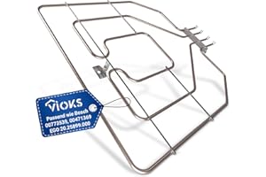 VIOKS Backofen Heizspirale 230V Ersatz für Oberhitze Bosch 00773539 & 00471369 EGO 20.25899.000 - Bosch Balay Constructa Viva Siemens Heizstab Herd Heizelement 2800W
