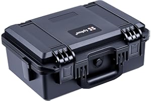 Lykus HC-3310 Custodia Valigia Case Impermeabile con Schiuma, Dimensioni Interne 33x21x13.5 cm, Adatto per Fotocamera Reflex, Pistola, Drone Piccolo, videocamera, Action Camera e Altri