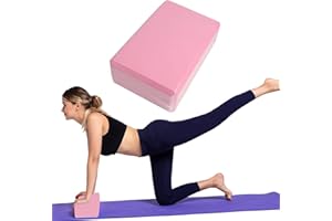 Eayoly Mattone Yoga - Blocco per Esercizi Antiscivolo Morbido e di Supporto per Fitness Generale, Pilates, Stretching e Tonificazione