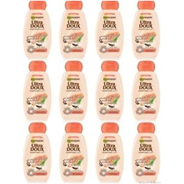 Garnier Ultra Dolce Shampoo Süße Vanille & Papaya – 300 Ml, 12er Pack, Für Langes, Entwirrtes Haar