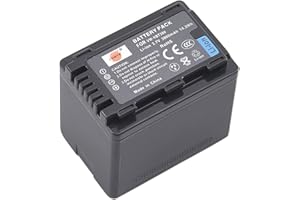 DSTE ELECTRON DSTE Ersatz Batterie Li-Ionen-Akku Compatible für VBT380 und Panasonic HC-V210,HC-V520,VW-BC10E,HC-W580,HC-V750,HC-WX970,HC-V710,HC-V720 Digital Kamera Camcorder