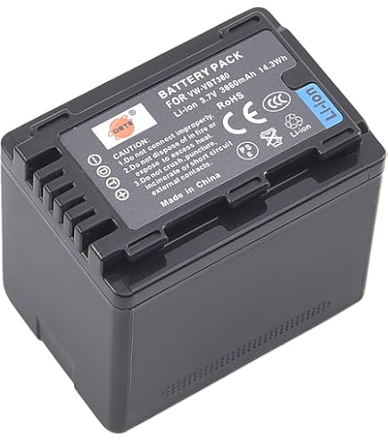 Batterie 4040mAh Compatible Panasonic HC-VX870 HC-V770 HC-V750 - VW-VBK180 VW-VBT190