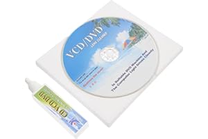 DIYEAH Kit De Nettoyage pour Lecteur CD Vcd DVD avec Brosse Disque De Nettoyage Et Souffleur Air pour Enlever La Poussière