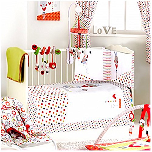 Red Kite Cotton Tail And Friends And Friends Cosi Cot 4 Piece Bedding Set FREE DELIVERY