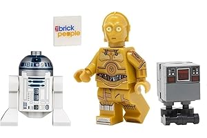 LEGO Star Wars: R2-D2 and C-3PO Minifigures with Gonk Droid (GNK)