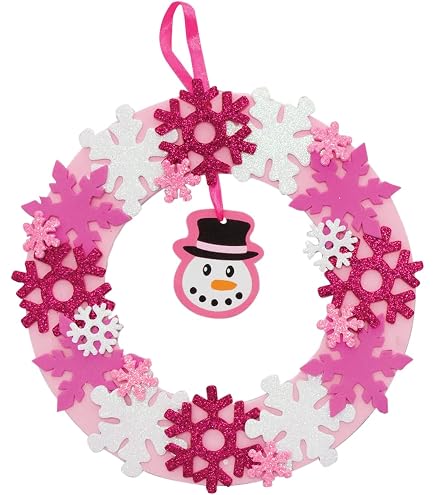 Baker Ross Traumfänger-Set Mit Schneemann-Motiv – Kreatives Bastelset Für Kinder Zu Weihnachten, 4 Stück