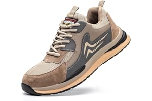 RONA SHOES Zapatos de Seguridad Calzado de Seguridad Zapatillas de Seguridad Zapatos de Trabajo Comodos Ultraligeras Transpirables Hombre Mujer