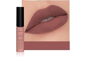 ‎ANIFER Anifer Velvet Matte Flüssiger Lippenstift Make-up, langanhaltend und wasserfest, haftet nicht am Becher, Lipgloss (Ahornblatt Rot 610)
