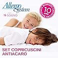 Allergosystem Set 2 Pezzi Copricuscino Antiacaro Sogno, 50x80cm, Polyester