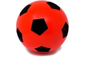 E-Deals Pelota de espuma suave de 17,5 cm para interiores y exteriores, de espuma de esponja, gran diversión para adultos y niños, niños y niñas