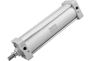 Heschen pneumatisk standard luftcylinder, SC 100-300, PT1/2 tum port, 100 mm borr, 300 mm slagkraft, dubbelverkande (300 mm )
