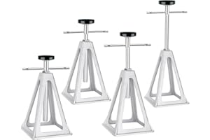 HEYOUTH 4 pcs Soportes de Aluminio para caravanas,Aluminio Marcos de Apoyo para remolques y caravanas, Soportes de Apoyo para caravanas de hasta 1000 kg