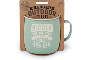 History & Heraldry Personalised Outdoor Mug (Nicola)