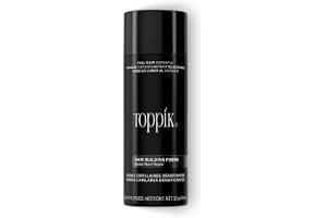 TOPPIK Hårfiber baserad på keratin, kastanj, naturligt tjockare hår - för att förtäta rötter, frontlinje, skägg, skallighet