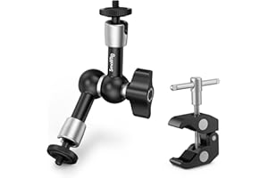 (Nowa wersja) SMALLRIG 5-calowe magiczne ramię z super zaciskiem Duże szczypce zaciskowe do monitora LED Light - KBUM2730B