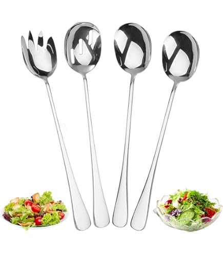 ITECHNIK 3-Piece Stainless Steel Serving Spoon, Buffet Spoon, Large Spoon With Long Handle - View #11