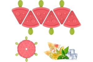 LAUVIOMIFY Eisformen Eis am Stiel Set – 6 Silikon Eisform mit Stiel - BPA-frei Eisformen für Kinder - Eisstiele Wiederverwendbar Kinder - Popsicle Formen Set mit Sticks und Deckel