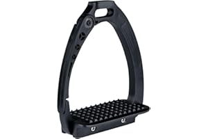 WALDHAUSEN Sicherheitssteigbügel Pro, schwarz matt, 12cm