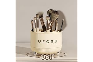 SCLLNDA Make Up Organizer Drehbar 360 °Kosmetik Organizer Kunststoff Schminktisch Organizer Schminke Kosmetik Aufbewahrung Pinsel Organizer für Lipsticks Cosmetic Brushes Perfume Skincare