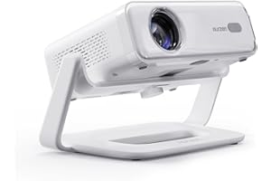 Aurzen Projektor-Stativ mit Mehrwinkelhalterung, 180° drehbar, kompatibel mit EAZZE D1/D1G/D1 Pro, TMY, HAPPRUN, Yaber, Epson & den meisten Projektoren (¼-Zoll-Schraube)