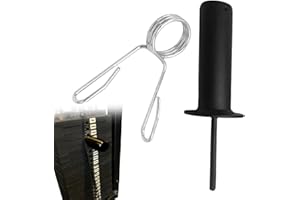 SCOOVY Pasador de pesas, Pasador de gimnasio de pila de pesas de acero, Pasador de carga de pesas con clip de resorte, Pasador de pila de pesas de usos múltiples, Pasador de pesas con barra portátil, Pasador