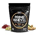 QNT Prime Whey Protein Powder | Kesar Kaju Pista, 500 gm | Triple Blend of Whey Isolate, Concentrate & Hydrolysate | 25g Protein, 5.6g BCAA per Scoop | Best Whey Protein Powder for Men & Women