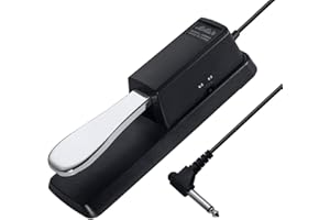 MIMIDI Sustain Pedal Universal for Yamaha Casio Roland Korg Behringer Moog Piano Midi Electronic keyboards Digital Piano Foot Pedal