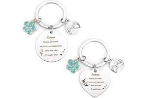 Aridantrp Regalo Nonni Regalo Nonna Regalo Nonno Portachiavi Nonni Portachiavi Nonna Portachiavi Nonno Regalo Nonni Natale Regalo Nonno Compleanno Regalo Nonna Compleanno Regalo Festa Dei Nonni