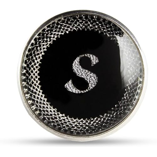 Kavove Black Colored Alphabet Lapel Pin