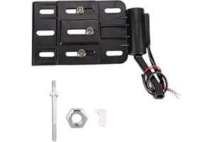 Hlyjoon Support de cadre de plaque d'immatriculation pour montage latéral de moto Accessoires de remplacement pour Fit pour 883 2004 2005 2006 2007 2008 2009 2010 20112 012 2013 2014 2015 2016 Modèles