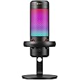 TONOR TC320 Gaming Microphone, USB Computer Mic with RGB, Condenser Mic with Stand/Mute Touch for Streaming Podcast Recording Studio Singing Youtube Compatible with Laptop/PC/Mac/PS4/PS5/NS Black