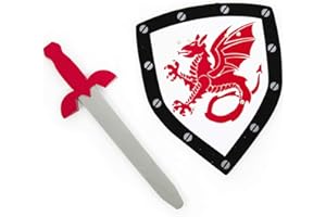 PRETEND TO BEE Medieval Knight - Accessories Set - Fancy Dress Costume for Kids/Toddlers - Foam and Shield, 18+ Months