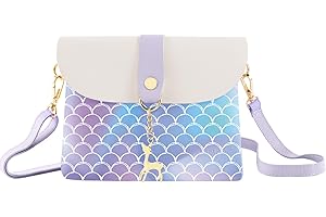 AISPARKY Small Cross Body Bag for Girls PU Leather Shoulder Handbag Cross Body Purse Gifts for Teens Girls